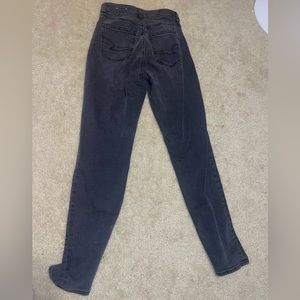 Black stretchy mom jeans